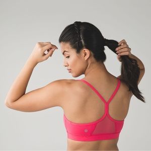 Lululemon Flow Y Bra in Boom Juice. 
Size 6. 
Pristine Condition.